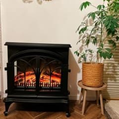 ニトリ ワイド暖炉型ファンヒーター BLT-999B-3-BK 2018年製 - メルカリ