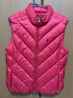 Ralph Lauren Sport 赤 ダウンベスト M - メルカリ