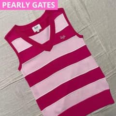 ○パーリーゲイツ○バービーゴルフ ニットベスト ピンク 1 セーター