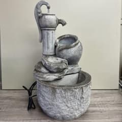 4F 卓上噴水 井戸ポンプ 循環式 ウォーターファウンテン インテリア