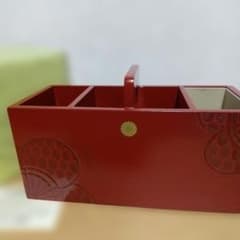 新品未使用】漆器 会津塗菊紋入り リモコンラック ボックス 小物入れ