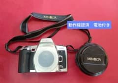 動作確認済】MINOLTA α Sweet 一眼レフ AF28-80 電池付き - メルカリ