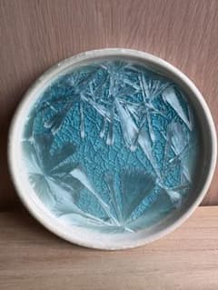 フランス作家 Jean Pierre Kohut 結晶釉 プレート - メルカリ