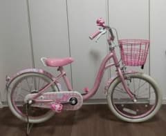 メゾピアノ 子供用自転車 18インチ ピンク ハートデザイン - メルカリ