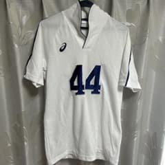 国士舘大学 44番 シャツ ASICS ホワイト - メルカリ