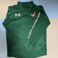 青森山田 練習着 Under Armour ハーフジップ長袖ウェア 緑 - メルカリ