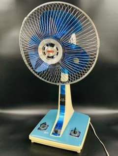 昭和レトロ 当時物 日立 ダブル羽根扇風機 さわ風 H-30FK 形【完動品