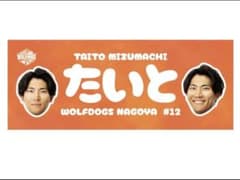 ウルフドッグス 名古屋25-26シーズン ピックアップ選手 タオル 水町泰