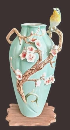 FRANZ フランツ コレクション 花瓶 梅とめじろ - メルカリ