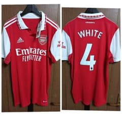 アーセナル ベン・ホワイト ユニフォーム 22/23ホーム L 紙タグ付き