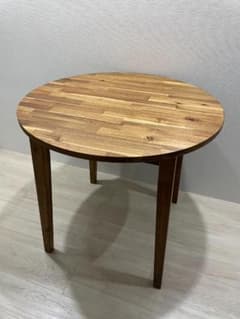 IKEA ナッカンネース 丸テーブル アカシア - メルカリ