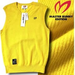 4 マスターバニー 定価30,800円 カシミヤ100％ Vネック ニットベスト