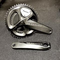 アルテグラ パイオニア パワーメーター両側 サイコン シマノ クランク