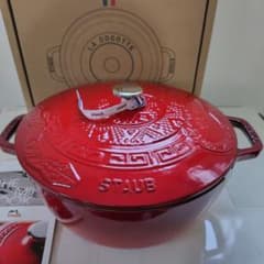 新品】海外限定STAUB Wa-NABE ワナベフレンチオーブン 26cm 蛇 - メルカリ