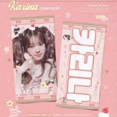 aespa エスパ カリナ スローガン smt ペンミ トレカ ツインテール