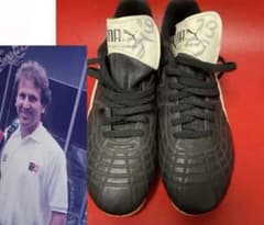 サッカー ジーコ スパイク 支給品 サイン入り 鹿島アントラーズ - メルカリ