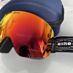 GIROゴーグル（オレンジ系） 交換レンズ（紫系）、袋ケース - メルカリ