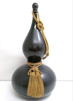 大型 木製 ひょうたん 悪い気を吸う 高さ60㌢約10.5kg瓢箪/縁起物 置物