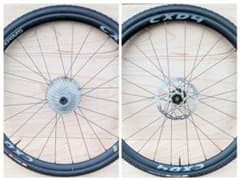ALEXRIMS CXD4 前後セット スプロケ・タイヤ・ローター付き - メルカリ