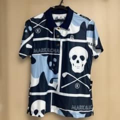 MARK & LONA スカルプリントポロシャツ レディース 40 - メルカリ