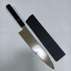 本焼 V金10号 和牛刀 240mm 包丁 鏡面 両刃 黒檀八角柄 - メルカリ