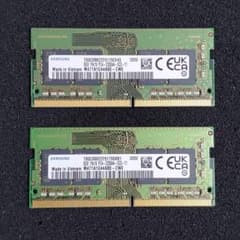 Samsung DDR4 3200 16GB (8GB×2枚) SO-DIMM - メルカリ