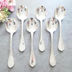 希少 美品 クリストフル マルリー コンソメスプーン 6点 - メルカリ