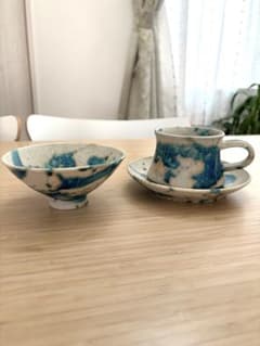 志陶房 カーチベー 4寸マカイ カップ&ソーサー 3点セット 新品 - メルカリ