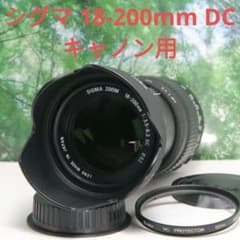 ❤近くから遠くまでこれ1本☆美品♪シグマ 18-200mm DC キャノン用