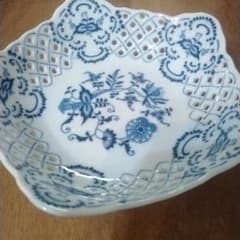 ブルーダニューブ（Blue Danube） 透かしバスケット編み盛り皿 - メルカリ