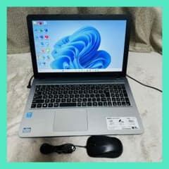 S275 ASUSノートパソコンWEBカメラSSDサクサク動くWindows11 - メルカリ