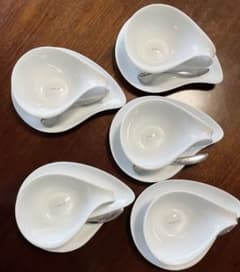 希少】ルイジ・コラーニ デザイン コーヒーカップ＆ソーサー 5客セット