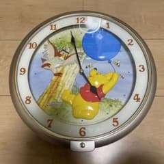 レア ディズニー くまのプーさん FW718S 掛け時計 からくり 音楽