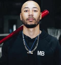 即日発送】ムーキーベッツ選手着用 ネックレス ブルー ドジャース 大谷