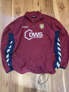 アストンヴィラ Hummel トレーニングジャケット 古着 ドリルトップ