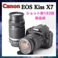 ショット数182回✨Canon kiss X7✨ダブルレンズ✨スマホ転送 初心者