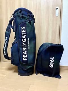 PEARLY GATES キャディバッグ ブラックウォッチ 2023年モデル - メルカリ