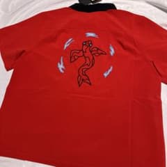 新品 XL NIKE SB ショートスリーブ ボウリングシャツ レッド 鯉 - メルカリ