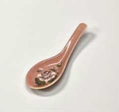 VNNA1-2-2) ベトナム ソンベ焼き レンゲ スプーン ナンセラミック