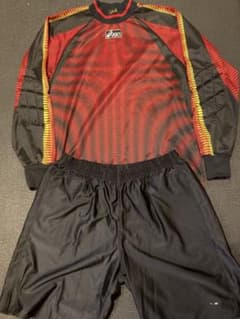 30年前の超レアモデル】asics サッカーキーパーユニフォーム上下セット