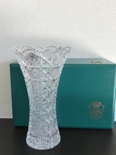 新品未使用】ボヘミアグラス 花瓶 マイアカット - メルカリ