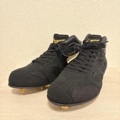 ミズノプロ ヌバックスパイク スエード生地ミドルカバー 黒 Mizuno Pro