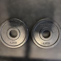 IVANKO オリンピックシャフト•ダンベルプレート 2.5KG50㎜2枚セット