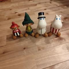 ムーミン 木製置物 4体セット ツボ押し - メルカリ