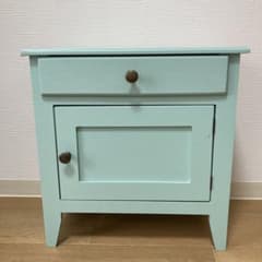 キャビネット サイドテーブル 脇机 ビンテージ レトロ ポップ