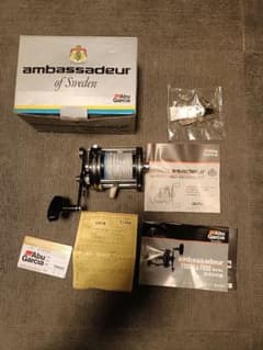 上位機】Abu アンバサダー 7000C 黒マミヤOP期 渋谷サンスイ購入品