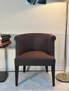 □Cassina ixc.□ゴードン アームチェア 1Pソファ ダークブラウン系