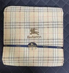 新品未使用 バーバリー タオルシーツ シングル ベージュ ノバチェック