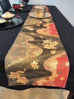 A963☆高級‼️全通‼️ひな祭り‼️テーブルランナー2m15cm - メルカリ