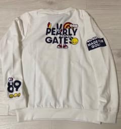 新品 正規品 パーリーゲイツ どうしちゃったPGスウェット 紺 サイズ4 M